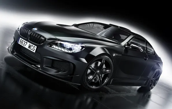 Картинка BMW, Car, Front, Black, Prior Design, Wheels