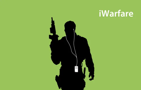Картинка iPod, Call of Duty, Modern Warfare 3, Слодат