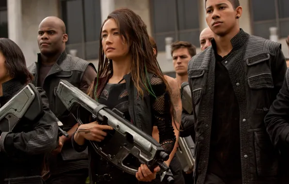 Обои Maggie Q, Дивергент, Insurgent, Глава 2:Инсургент На Телефон.