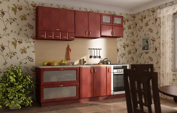 Картинка дизайн, стиль, комната, интерьер, кухня