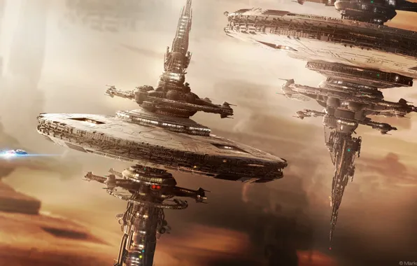 Космос, полёт, космическая станция, Civilization 3000 AD