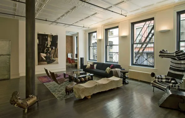 Дизайн, стиль, интерьер, Нью-Йорк, мегаполис, New York, гостиная, by David Howell Design