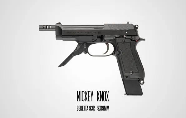 Прирожденные убийцы, Beretta, Микки Нокс, Natural Born Killers, Mickey Knox, Beretta 93R