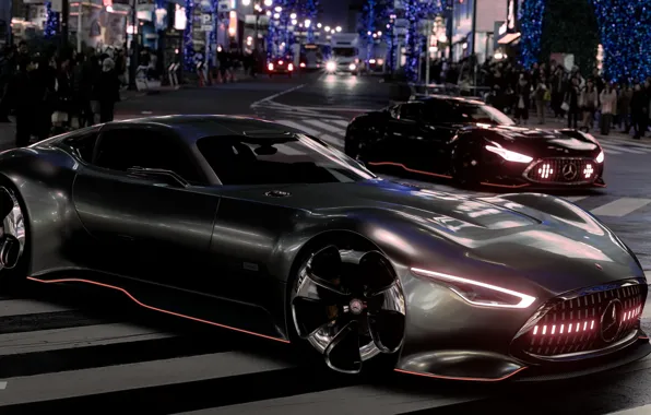 Картинка Concept, Авто, Мерседес, Концепт, Машины, Mercedes, Gran Turismo Sport
