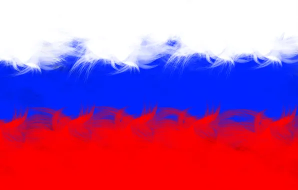 Картинка белый, синий, красный, краски, Флаг, Путин, Россия, триколор