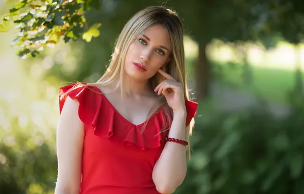 Картинка лето, взгляд, девушка, лицо, милая, Chiara