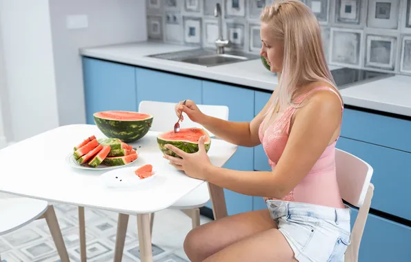 Smashing Watermelons With Breast