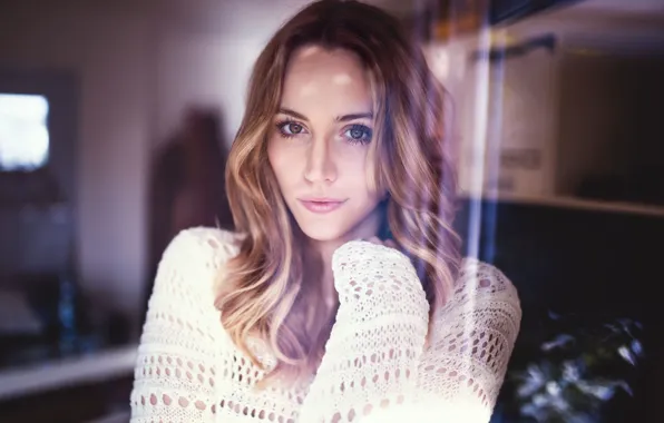 Глаза, взгляд, девушка, волосы, красивая