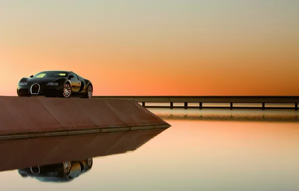 Veyron, Shadow, Reflection, embankment, Centenaire