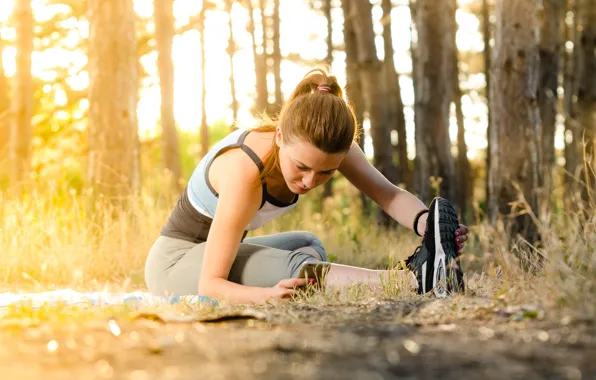 Женщина, бег, фитнес, кроссовки, woman, тренировка, fitness, sneakers