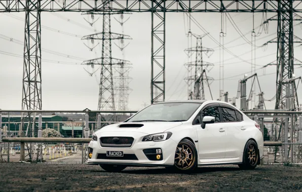 Картинка white, subaru, wrx