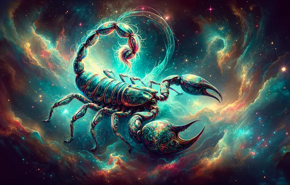 Картинка zodiac, constellation, scorpio