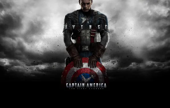 Звезда, герой, щит, супергерой, Marvel, Captain America, The First Avenger