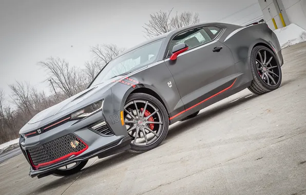 Картинка Chevrolet, Camaro, Chicago, Coupe, Blackhawks, 2016, Themed