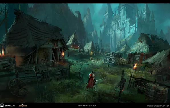 Замок, Transylvania, Iron Blade, Environment Concept