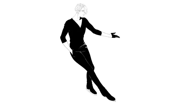 Парень, коньки, фигурист, Юрий на льду, Виктор Никифоров, Yuri On Ice