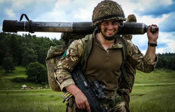 Оружие, солдат, British Parachute Regiment