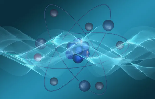 Картинка частицы, физика, атом