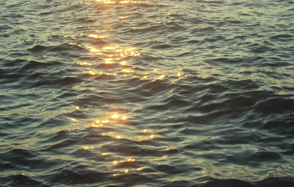 Balaton, napfény, víz