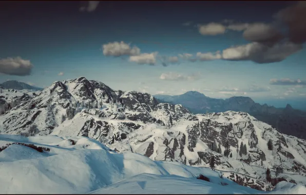 HDR, Heaven, Sky, Winter, Mountain, Game, Cold, UHD