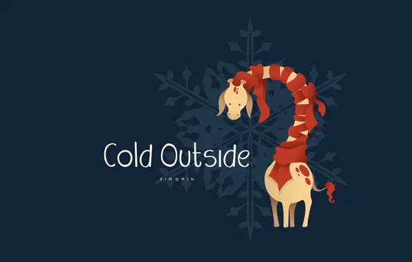 Шарф, жираф, outside, cold, Designed by, Kim Lemin