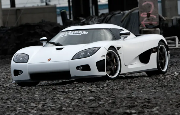 Koenigsegg, white, CCX