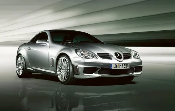 Легкий, Mercedes-Benz, автомобиль, AMG, спортивный, Special Edition, SLK-55, двухдверный