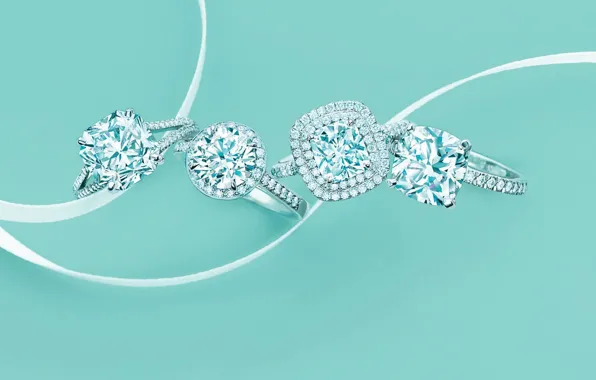 Украшения, стиль, кольца, diamond, Tuffany & Co