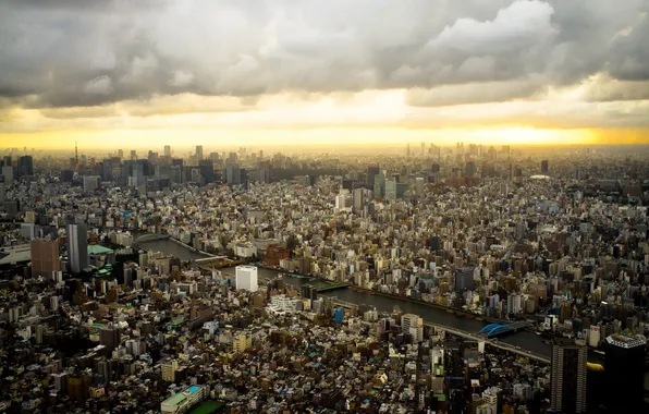 Пейзаж, город, Tokyo