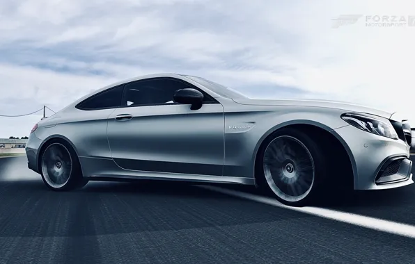 HDR, Mercedes, Benz, Drift, AMG, Coupe, C Class, Game