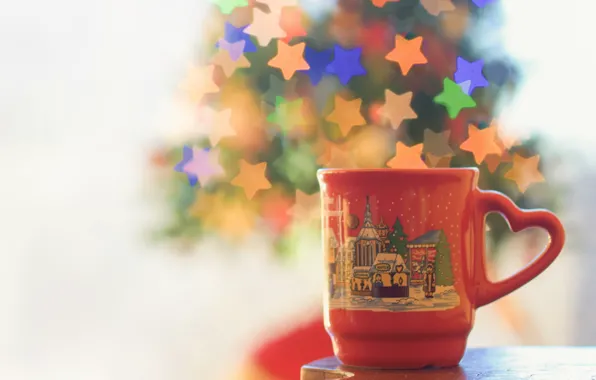 Макро, фон, кружка