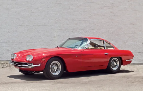 Lamborghini, red, Car, retro