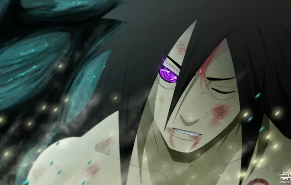 Арт, наруто, манга, naruto, учиха мадара