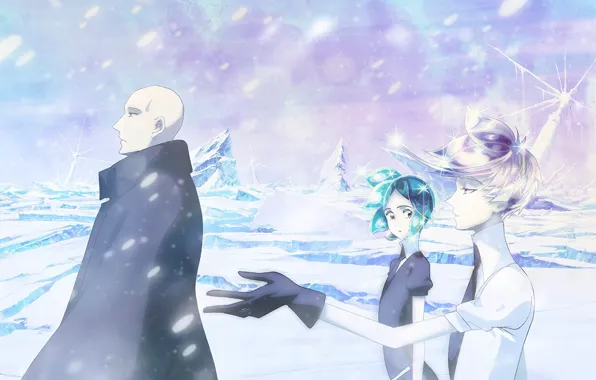 Девочки, учитель, Houseki no Kuni, Страна Самоцветов