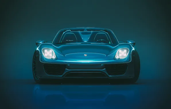 Авто, Porsche, Машина, Фары, 918, Передок, Porsche 918, Transport & Vehicles