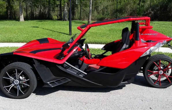 Beautiful, comfort, hi-tech, Polaris, Slingshot, tecnology, sporty, tricycle