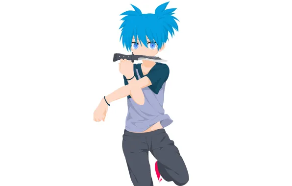 Фон, аниме, арт, парень, Ansatsu Kyoushitsu, siota nagisa