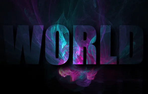 Abstract, dark, World, black, Text