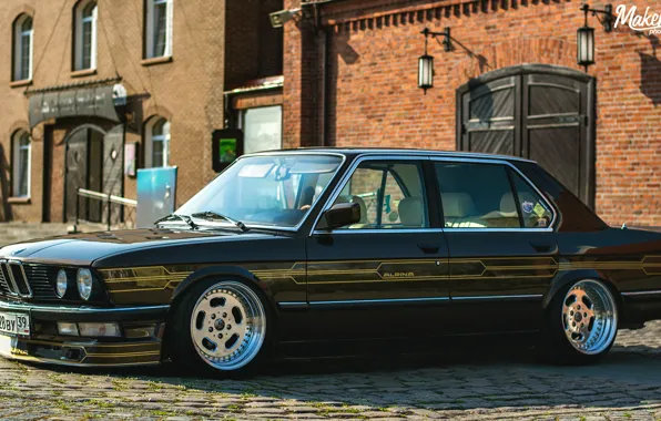 BMW, stance, E28