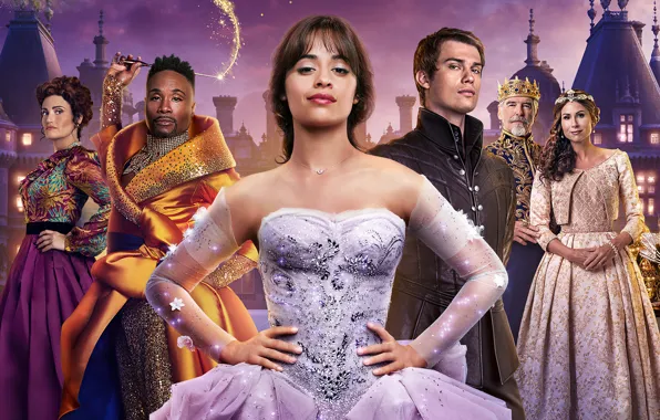 Платье, Золушка, Cinderella, Idina Menzel, Camila Cabello, Nicholas Galitzine, Billy Porter