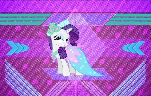 Цветы, кулон, пони, My Little Pony