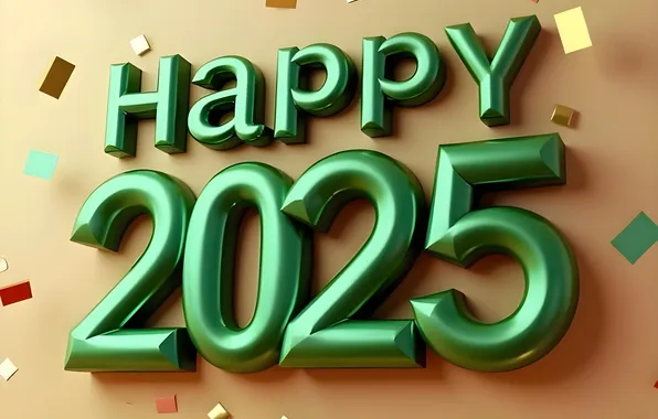 Цифры, Новый год, дата, 2025, Новый 2025 год