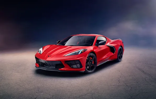 Corvette, Chevrolet, Stingray, 2020, C8