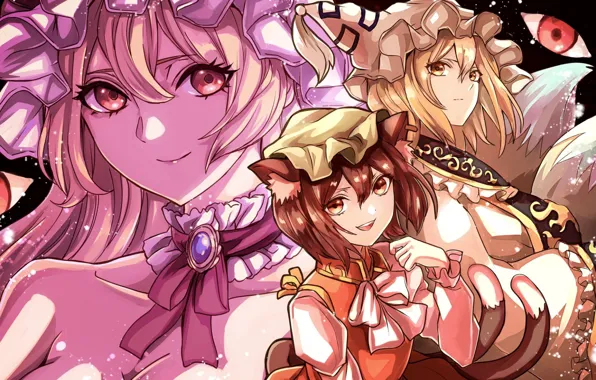 Девушки, Touhou, Тохо, Тоухоу