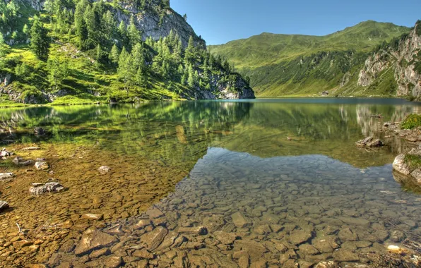 Картинка горы, озеро, Австрия, Альпы, Österreich, Republik Österreich