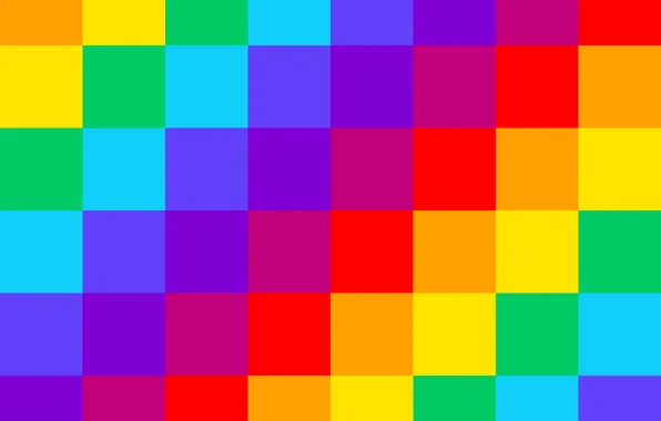 Картинка радуга, квадраты, rainbow, квадрат, square, fon