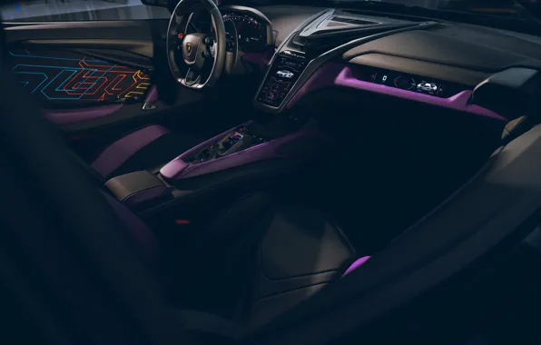 Картинка Lamborghini, car interior, Revuelto, Lamborghini Revuelto Opera Unica