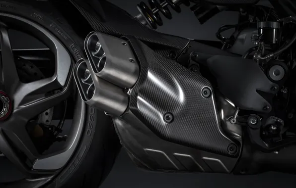 Картинка Ducati, Diavel, exhaust, carbon fiber, Ducati Diavel for Bentley