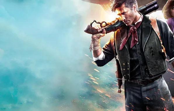 Постер, элизабет, BioShock Infinite, букер