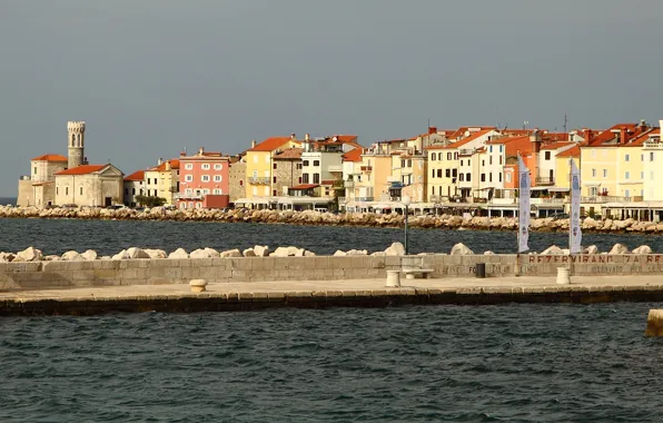 Море, дома, Пиран, Словения